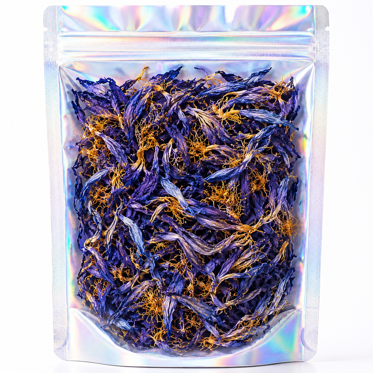 Dried Blue Lotus Petals & Stamens
